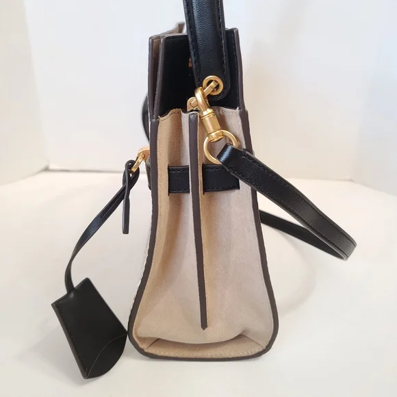 Tory Burch | Lee Radziwill Snake Embossed Small Double Bag in Aspen Multi - Picture 8 of 16